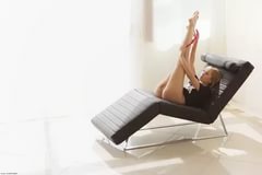 Секс массажном кресле