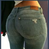Жопы в джинсах фото